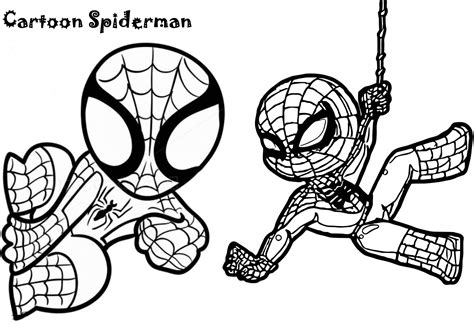 Download and print out this cute spider coloring page. Cute & Easy Printable Spiderman Coloring Pages (2020 ...