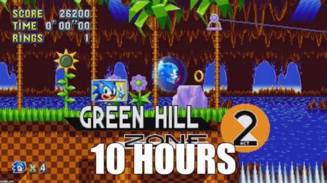 Sonic Mania Green Hill Zone Act 2 Extended 10 Hours Sonic Mania