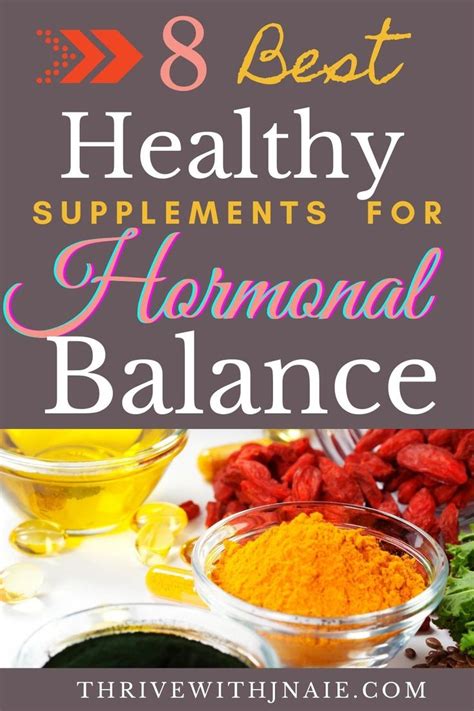 Vitamins And Supplements For Hormonal Imbalance Thrive With Janie