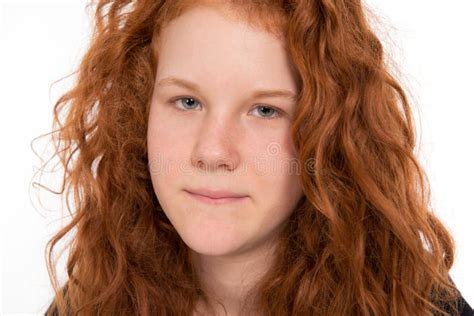 Red Haired Girl Stock Image Image Of Caucasian Care 40559719