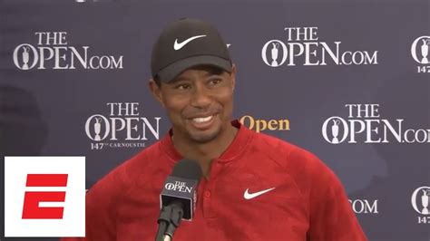 tiger woods finishes tied for sixth 5 at the open [full press conference] espn youtube