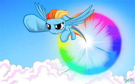 For the song, see rainbow rocks (song). Rainbow Dash Sonic Rainboom by mysticalpha on DeviantArt