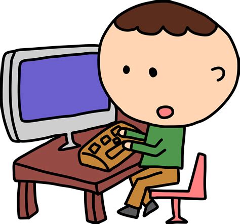 Person On Computer Clipart Free Download On Clipartmag