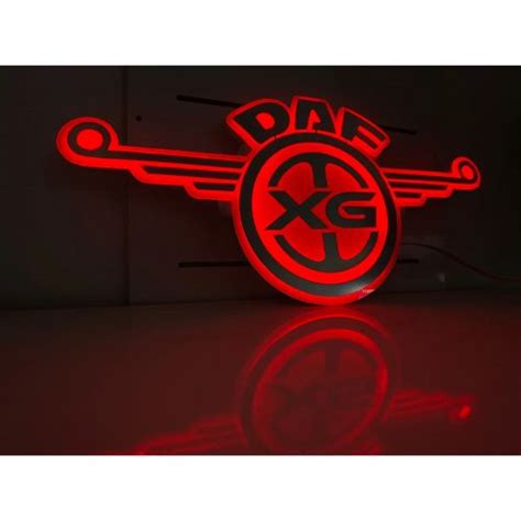 Daf Xg Logo Rood 24 Volt Led4wheels