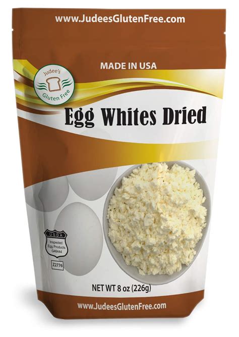Judees Dried Egg Whites 8 Oz Non Gmo Usda Certified Made In Usa 8