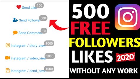 Get 500 Free Instagram Followers And Likes Without Login 2020