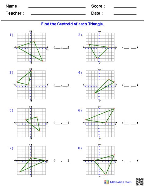 C) quadrilateral, rectangle d) quadrilateral, parallelogram, rectangle 7) 8.3 11.3 7.2 16.1 60 ° 120 ° 85 °95 ° a) trapezoid b) quadrilateral, trapezoid c) quadrilateral d) rhombus 8) a) quadrilateral, parallelogram b) quadrilateral, isosceles trapezoid c) quadrilateral d) quadrilateral, trapezoid 9) a) parallelogram, rhombus b) quadrilateral Centroid Worksheets | Places to Visit | Algebra worksheets ...