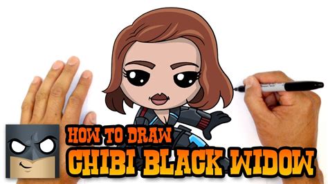 How To Draw Black Widow The Avengers Youtube