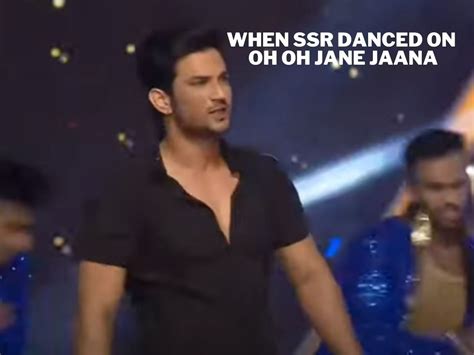 Sushant Singh Rajput Sushant Singh Rajput Dancing On Salman Khans Hit Song Oh Oh Jane Jaana