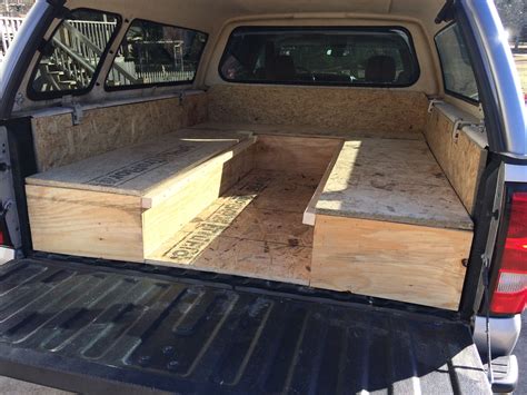 Started My Truck Bed Camper Heres The Completed Frame Vans Pick