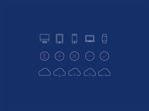Minimal Line Icons Pack 2 Ver 2 By Paul Circle On Dribbble