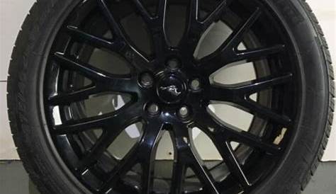 Mustang GT V8 Ford Alloy Wheels including tyres 19” Gloss black