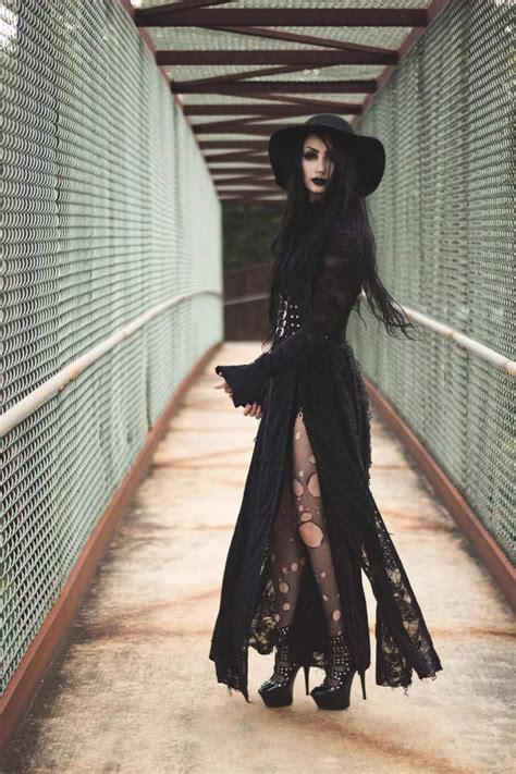 punk rave black gothic retro lace rope dress gothic outfits gothic fashion fashion