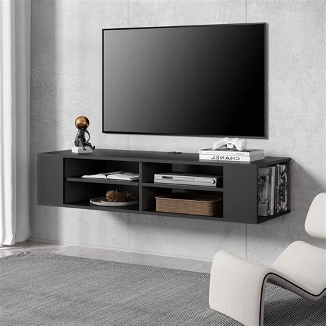 Buy Fitueyes Wall Ed Media Console Floating Tv Stand Component Shelf