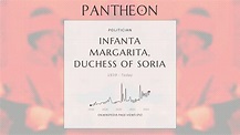 Infanta Margarita, Duchess of Soria Biography - Spanish infanta (born ...
