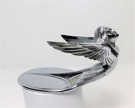 1933 Plymouth Winged Lady Hood Ornament Radiator Cap Chrysler Flying