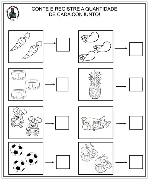 Pequenos Grandes Pensantes Numeros E Quantidades Atividades Para