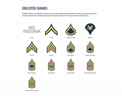 Us Army Ranks In Order We Are The Mighty