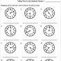 Telling Time To Minute Worksheet