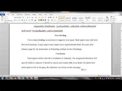 These sample papers demonstrate apa style formatting standards for different paper types. APA Format for Nursing School Papers - YouTube