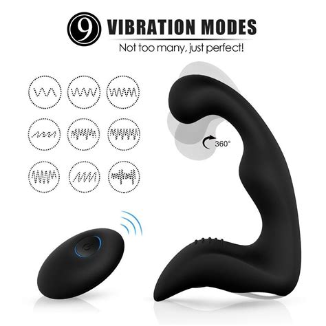 Phanxy Remote Control Male Prostate Massager Vibrator Men Silicone Butt