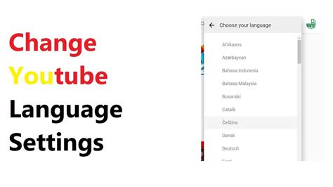 How To Change Youtube Language Settings 2021 Youtube