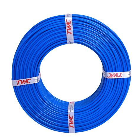 Buy Twc Advanced Single Core 4 Sqmm Blue Electrical Wire Fr Pvc