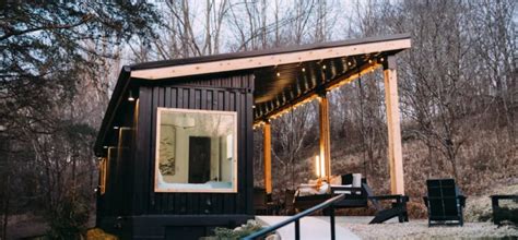 The Lily Pad A Cozy Shipping Container Cabin Digsdigs