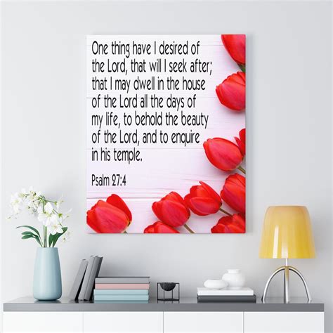 Trinx The Beauty Of The Lord Psalm 274 On Canvas Textual Art Wayfair