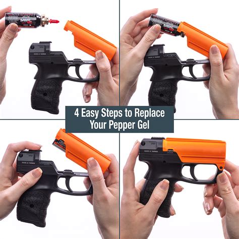 Buy Sabre Aim And Fire Pepper Gel Pepper Spray Pistol With Trigger