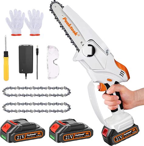 Mini Chainsaw Electric Cordless Chainsaw Peektook Upgrated