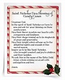Saint Nicholas Day Blessing of Candy Canes Prayer Card | Sadlier Religion