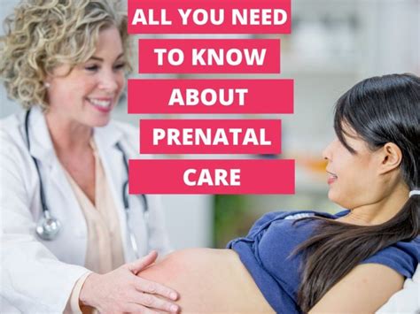 Expecting Learn About Prenatal Care Its A Mother Thing