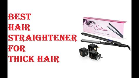 If you're looking for a hair straightener that will not only. Best Hair Straightener For Thick Hair 2020 - YouTube