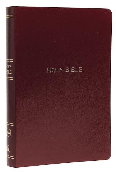 Nkjv Holy Bible Giant Print Center Column Reference Bible Burgundy