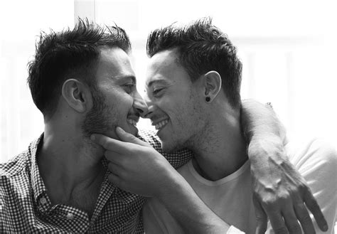 sweet gay male couple close premium photo rawpixel
