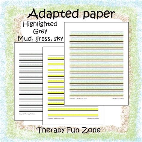 Using Adapted Paper Therapy Fun Zone