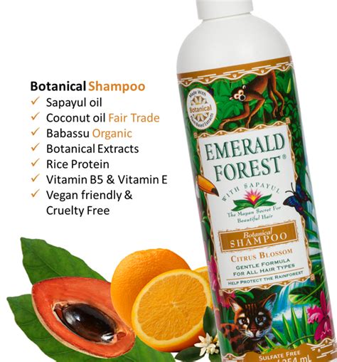 Emerald Forest Botanical Shampoo With Sapayul Emerald Forest Usa