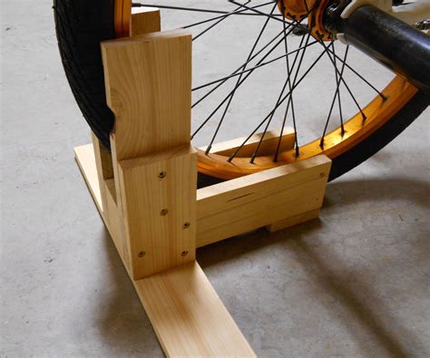 Make A Custom Bike Stand Bike Stand Diy Bike Stand Diy Bike Rack
