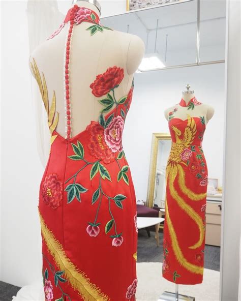 Beautiful Qipao Cheongsam Details Hong Kong Wedding Blog Chinese Dresses Pattern Cheongsam