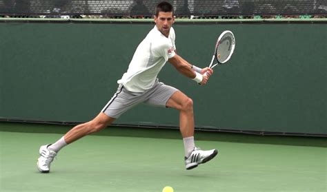Novak Djokovic In Super Slow Motion Forehand Backhand
