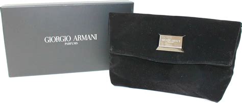 Armani Giorgio Armani Parfums Velvet Clutch Bag Uk Beauty