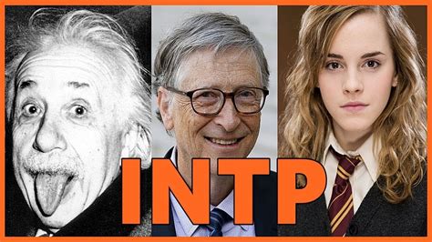 50 Famous Intp People Mbti 16 Personalities Youtube