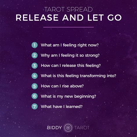 The Release And Let Go Tarot Spread Biddy Tarot Blog