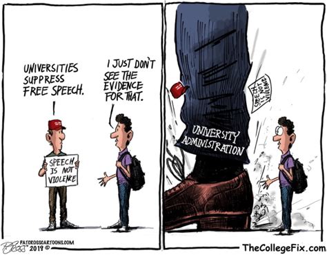The College Fixs Higher Education Cartoon Of The Week Waronfreespeech