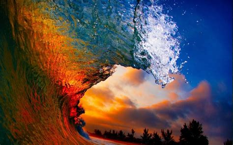 Beach Sunset Waves Desktop Wallpapers Top Free Beach Sunset Waves