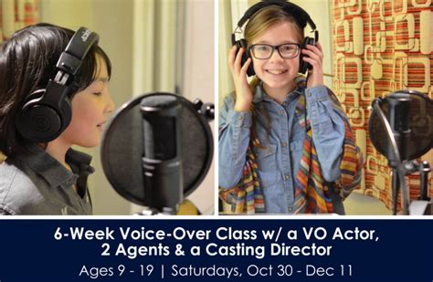6 Week Voice Over Class W A Vo Actor 2 Agents And A Casting Director
