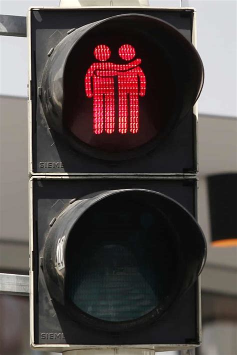 Viennas Gay Straight And Lesbian Crossing Lights Show All Walks Of Life Lgbt Rights The