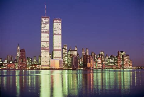 Twin Towers Of The World Trade Center Designed By Minoru Yamasaki