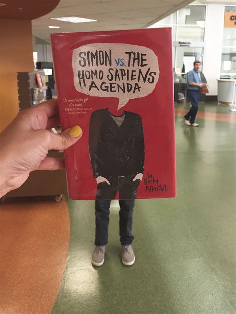 Teen Read Week Bookface Simon Vs The Homo Sapiens Agenda Trw16 Love